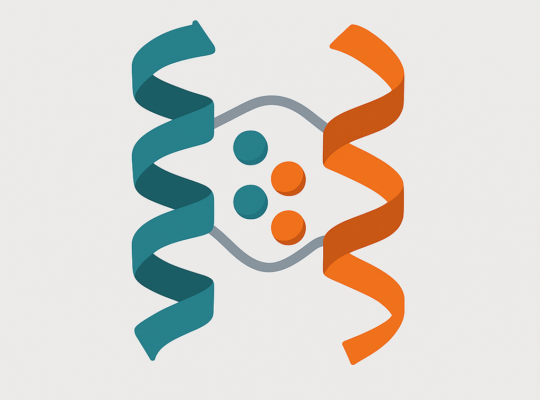 Ilustración científica de la enzima superóxido dismutasa (SOD) neutralizando radicales libres y reduciendo el estrés oxidativo celular