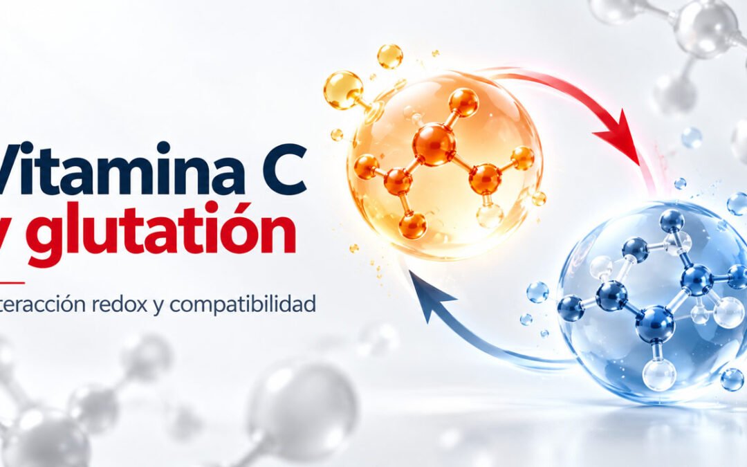 Vitamina C y glutatión: interacción redox y compatibilidad